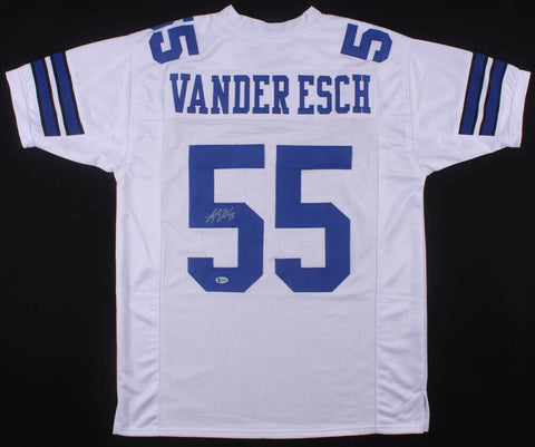 Leighton Vander Esch Signed Cowboys Jersey (Beckett COA) Dallas 2018 #1 Dft Pck