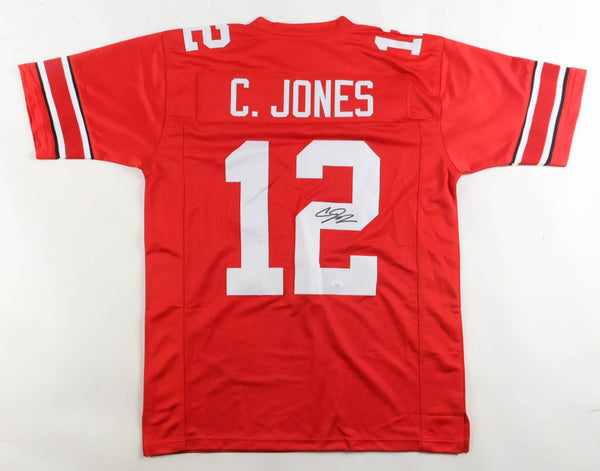 Cardale Jones Signed Ohio State Buckeyes OSU Red Jersey (JSA) Q.B. 2012-2015