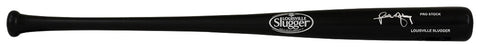 Rick Monday Signed Louisville Slugger Pro black Baseball Bat - (SCHWARTZ COA)