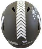 Colts Anthony Richardson Signed Salute To Service Full Size Speed Rep Helmet Fan