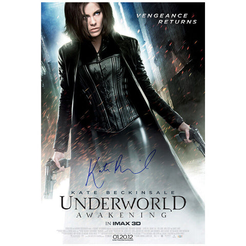 Kate Beckinsale Autographed Underworld Awakening Original 27x40 D/S Movie Poster