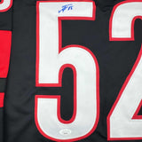 Framed Autographed/Signed Pyotr Kochetkov 35x39 Carolina Black Jersey JSA COA