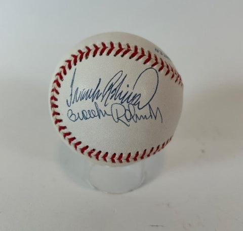 Frank Robinson & Brooks Robinson Dual Signed Official American League Baseball