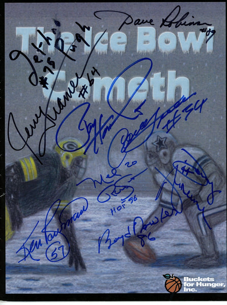 Kramer Pugh Robinson Hornung +5 Signed Green Bay Packers Magazine JSA 55090