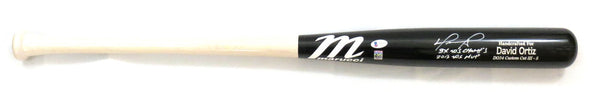 David Ortiz Signed Boston Red Sox Game Model Bat W/3X WS Champs & 2013 WS MVP