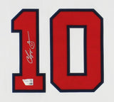 Chipper Jones Signed Atlanta Braves Mitchell & Ness Authentic White Jersey