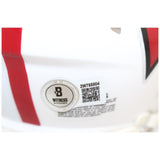 Zack Baun Autographed/Signed Wisconsin Badgers Mini Helmet Beckett Witness 52885