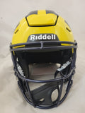 JJ MCCARTHY SIGNED MICHIGAN WOLVERINES NC LOGO SPEEDFLEX HELMET BECKETT