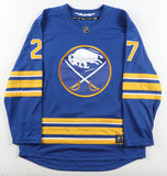 Brad May Signed Buffalo Sabres Fanatics Authentic Jersey "Lets Go Sabres!" (TSE)