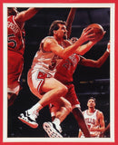 Bill Wennington Signed Chicago Bulls Framed Jersey "3x NBA Champ '96 '97' '98"
