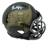 Baker Mayfield Signed Buccaneers Salute To Service Mini Speed Helmet BAS