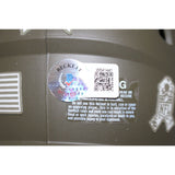 Christian Gonzalez Signed NE Patriots Salute Mini Helmet Beckett 42806