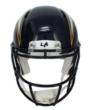 Antonio Gates Autographed Chargers Throwback Authentic Speed Helmet Beckett