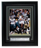 Sheldon Brown Autographed 8x10 Photo "The Hit" Eagles Framed JSA 198128