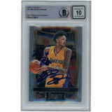 Brandon Ingram Autographed 2016 Select #91 w#2 Pick Slabbed Card Beckett 54581