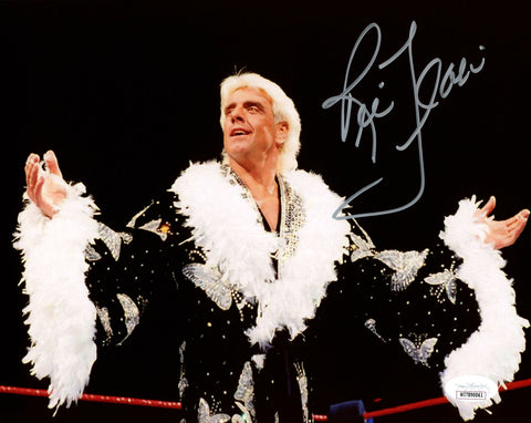 RIC FLAIR AUTOGRAPHED SIGNED 8X10 PHOTO JSA STOCK #203566