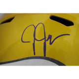 Justin Jefferson Signed Minnesota Vikings F/S Flash Helmet Beckett 45805