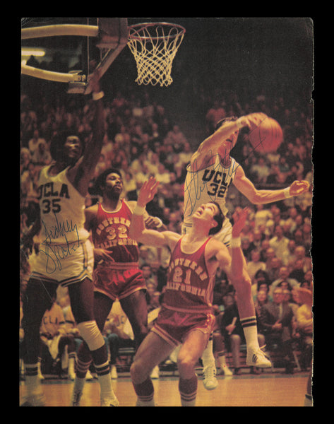 Steve Patterson & Sidney Wicks Autographed 8x11 Magazine Photo UCLA SKU #237968