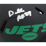 Darrelle Revis Autographed New York Jets Eclipse Mini Helmet Beckett 48130