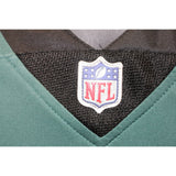 Saquon Barkley Autographed Philadelphia Eagles Nike XL Jersey Damage JSA 56900