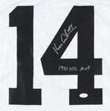 Ken Anderson Signed Cincinnati Bengals White Jersey Inscribed 1981 NFL MVP (JSA)