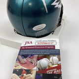 Autographed/Signed Jason Kelce Philadelphia Eagles Mini Football Helmet JSA COA