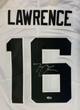 Trevor Lawrence Autographed Jaguars Signed Nike Limited White Jersey Fanatics