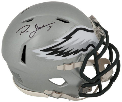 Ron Jaworski Signed Eagles FLASH Riddell Speed Mini Helmet (SCHWARTZ SPORTS COA)