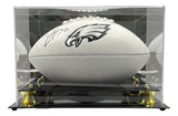 Zack Baun Signed Philadelphia Eagles Logo Football BAS w/ Case