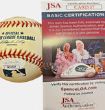 Carlos Mendoza Autographed Official MLB Baseball - New York Mets - JSA COA