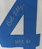 Bob Lilly HOF Signed/Inscribed Cowboys Custom Football Stats Jersey JSA XHC77