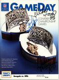 Anthony Munoz Ickey Woods +Jennings Signed Cincinatti Bengals Magazine JSA 55089