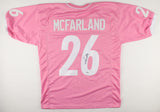 Anthony McFarland Signed Pittsburgh Steelers Breast Cancer Jersey (Beckett)