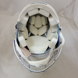 AMON RA ST BROWN SIGNED DETROIT LIONS FS FLASH SPEED AUTHENTIC HELMET BECKETT QR