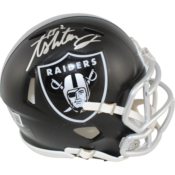 Ashton Jeanty Signed Las Vegas Raiders Blaze Mini Helmet Full Auto Beckett 53222