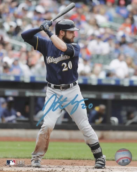 JONATHAN LUCROY - Milwaukee Brewers All Star Catcher - Signed 8x10 Photo #1 AUTO