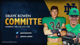 Drayk Bowen Signed Notre Dame Fighting Irish Jersey (JSA COA) 2023 Top Recruit