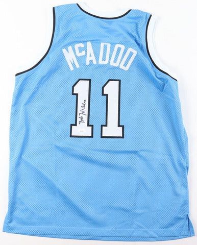 Bob McAdoo Signed Buffalo Braves Powder Blue Jersey (JSA COA) Hall of Fame 2000