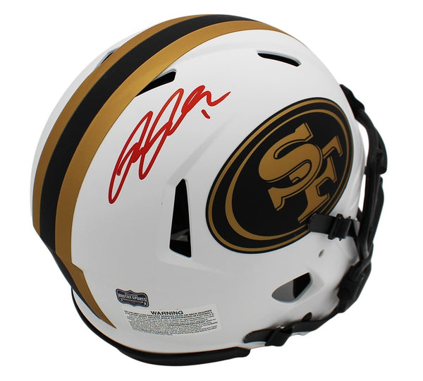 Ricky Pearsall Signed San Francisco 49ers Speed Authentic Lunar NFL Helmet