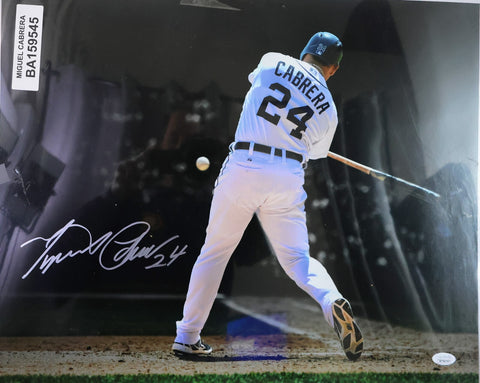Miguel Cabrera Autographed Detroit Tigers 16x20 Photo | JSA COA