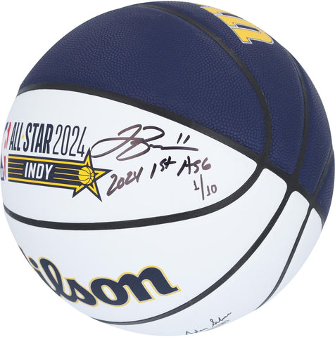 Autographed Jalen Brunson Knicks Basketball Fanatics Authentic COA Item#13319628