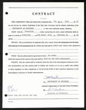 Fritz Crisler HOF Michigan Head Coach Signed/Auto Contract PSA BA199019