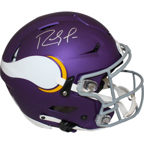 Randy Moss Signed Minnesota Vikings Speedflex Helmet Tribute Beckett 43307