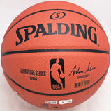 Jordan Poole Autographed Spalding Basketball Warriors (Smudge) Beckett