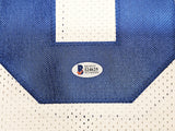 DALLAS COWBOYS ALVIN HARPER AUTOGRAPHED WHITE JERSEY BECKETT BAS WITNESS 212452