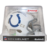 Jonathan Taylor Autographed Indianapolis Colts Mini Helmet Fanatics 53681