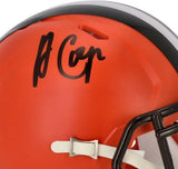 Amari Cooper Cleveland Browns Signed Riddell 2020 - Present Speed Mini Helmet