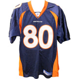 Rod Smith Signed Denver Broncos Blue Reebok Jersey Sz 52 Beckett 44678