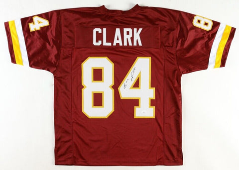 Gary Clark Signed Washington Redskins Jersey (JSA) 2xS.B. Champion Wide Receiver