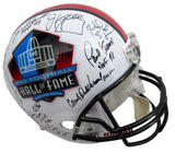 NFL Hall of Famers Multi-Signed (20) Full Size Replica Football Helmet 213071